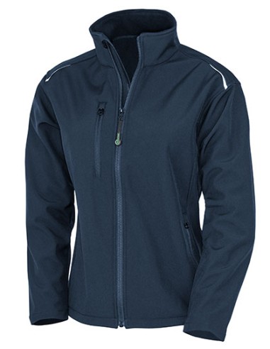 R-R900F-Womens Recycled 3-Layer Printable Softshell Jacket